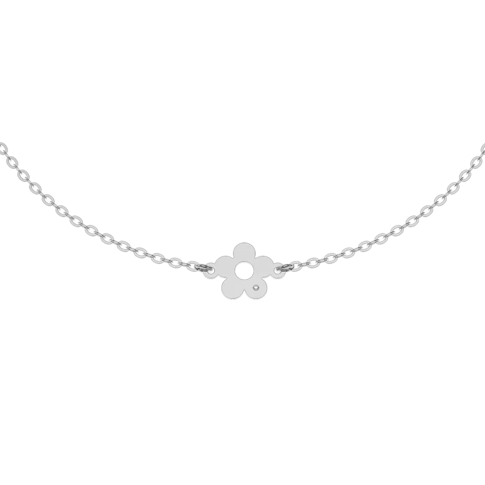 Náramok s diamantom Diamond Flower