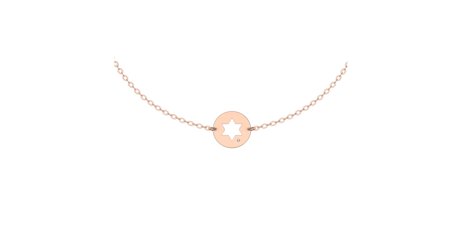 Náramok s diamantom Jude Star