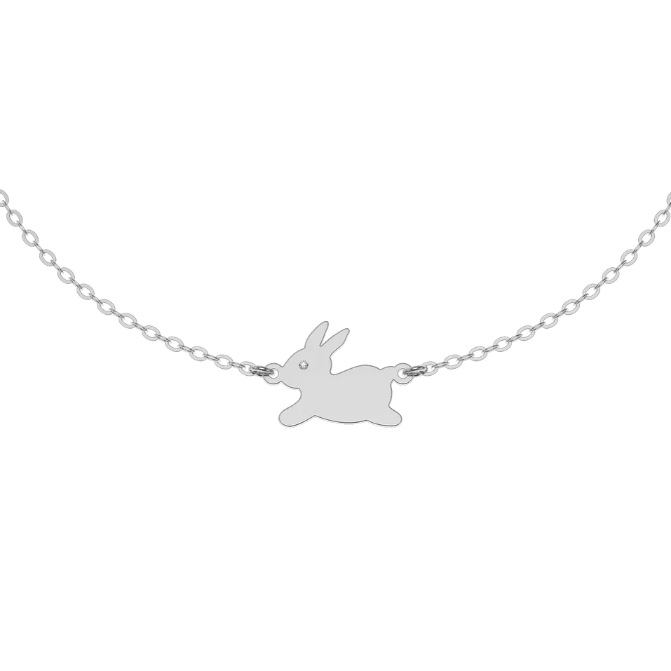 Náramok s diamantom Bunny