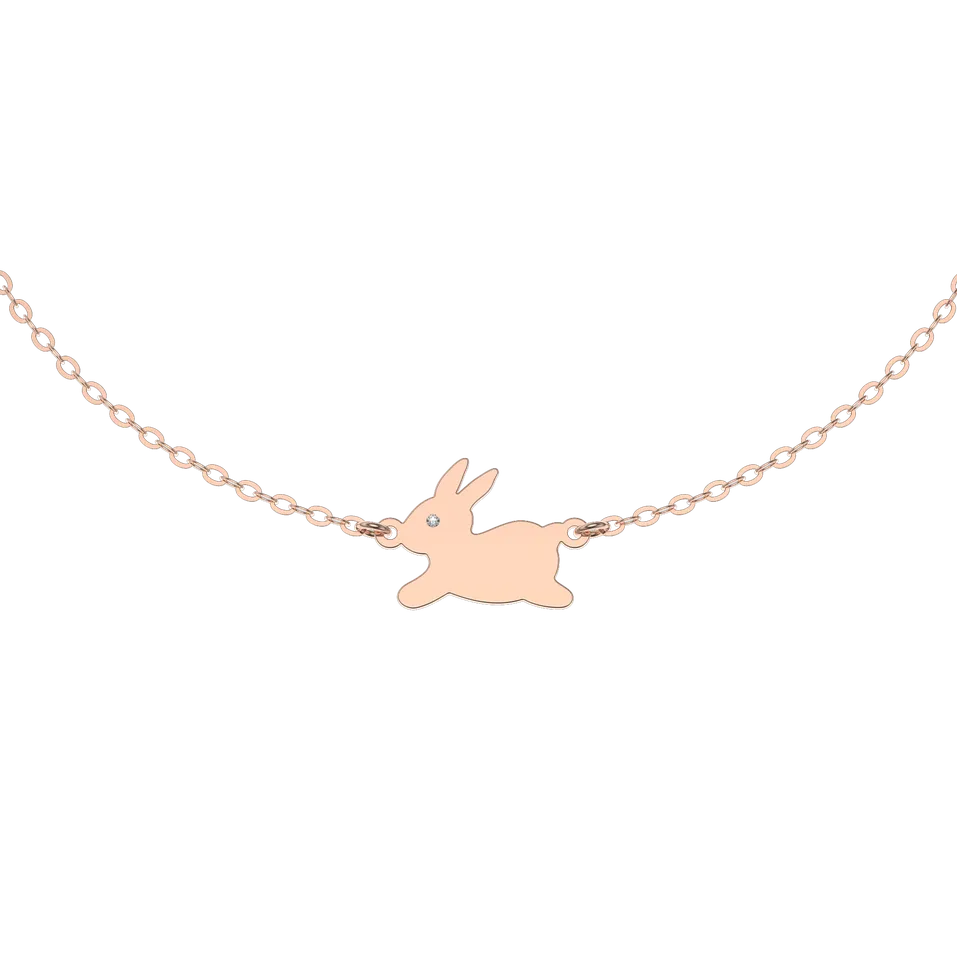 Náramok s diamantom Bunny