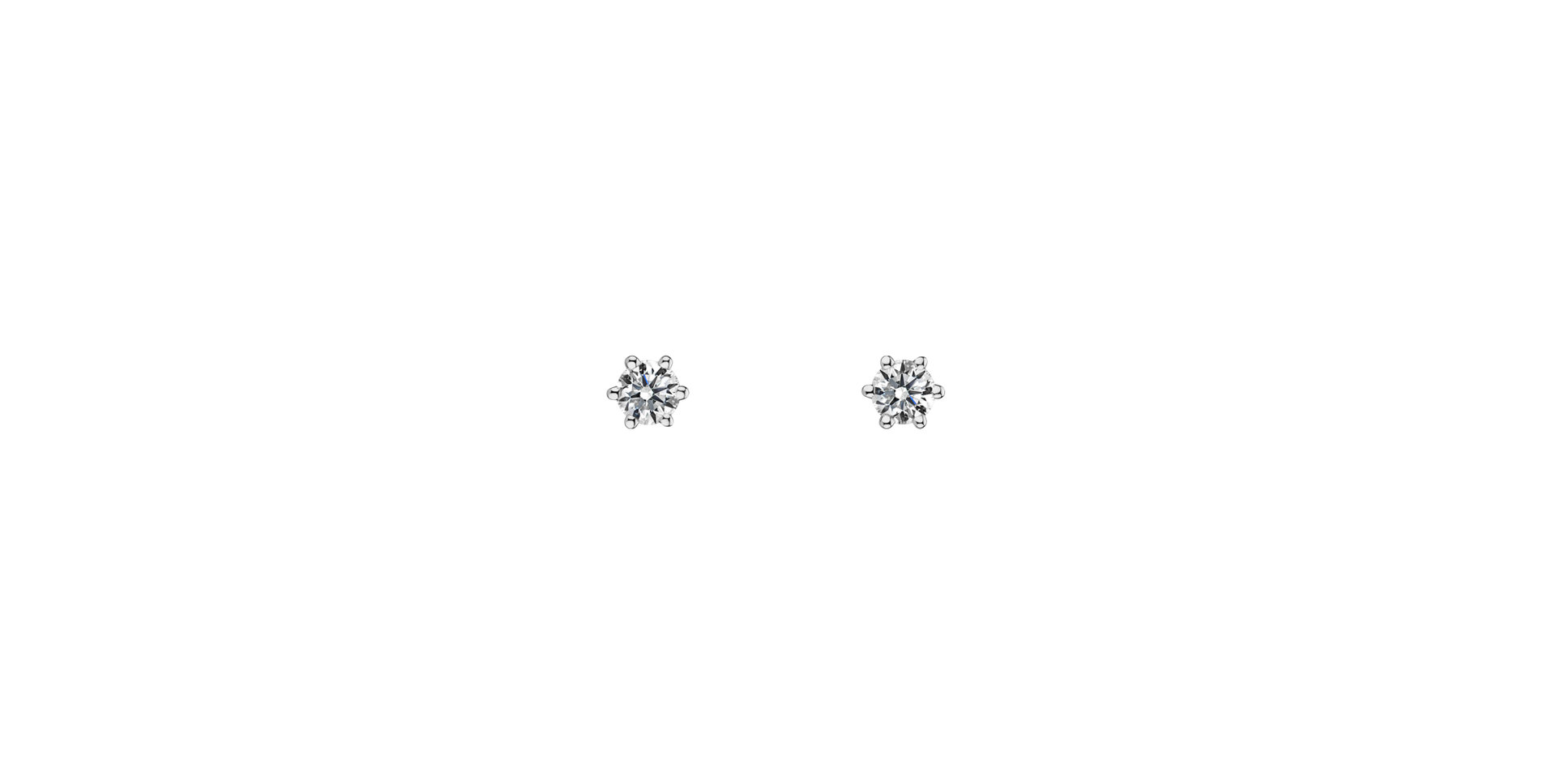 Náušnice s diamantom Essential Sparks
