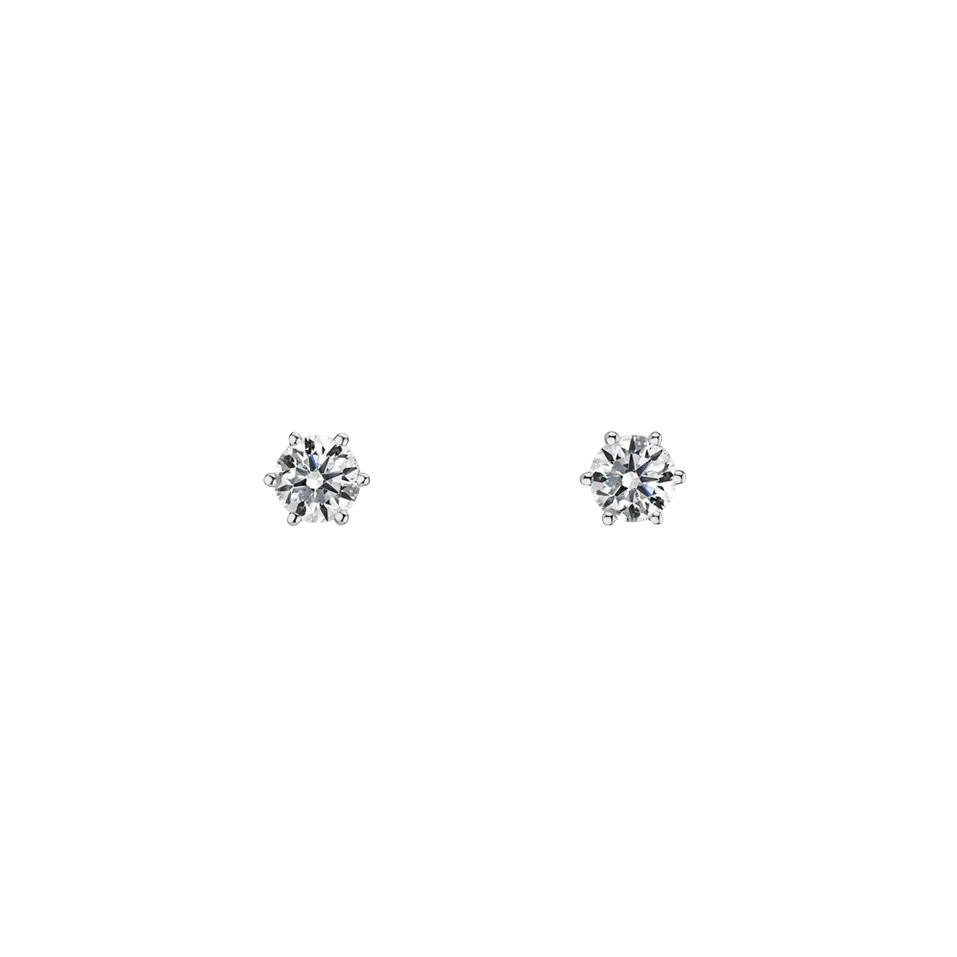 Náušnice s diamantom Essential Sparks