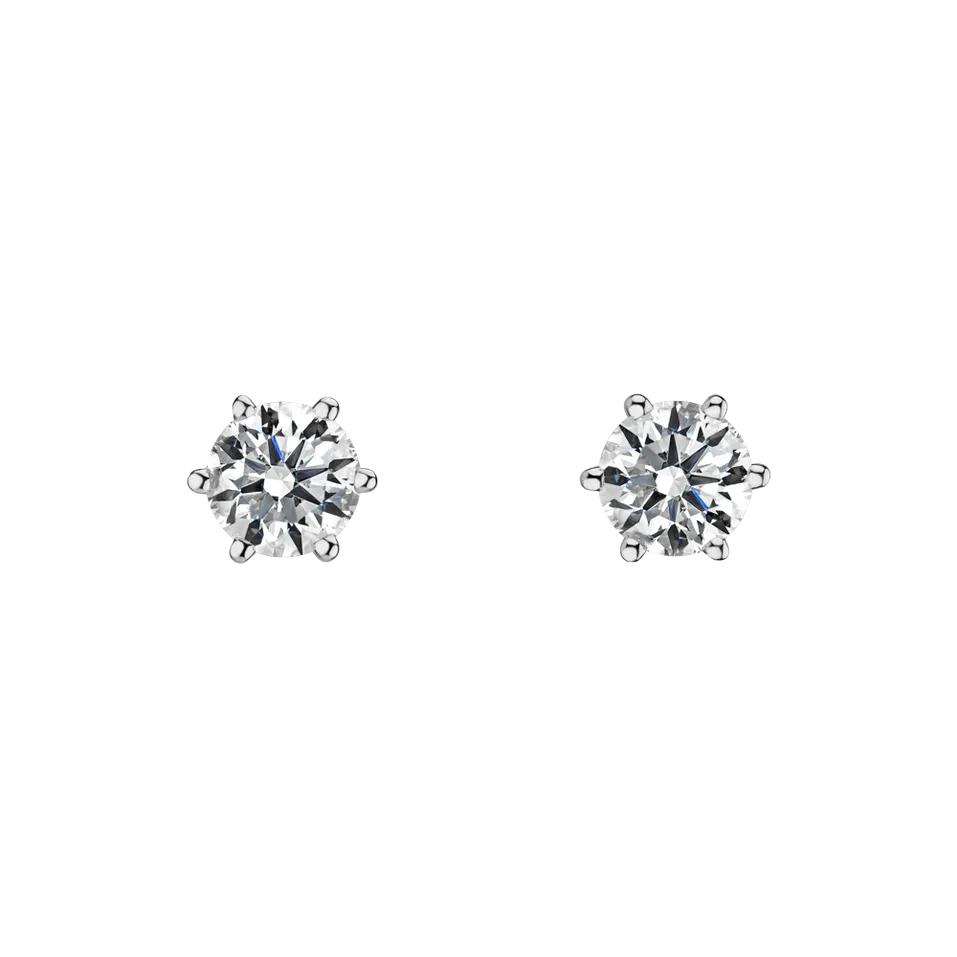 Náušnice s diamantom Essential Sparks