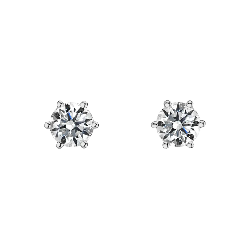 Náušnice s diamantom Essential Sparks