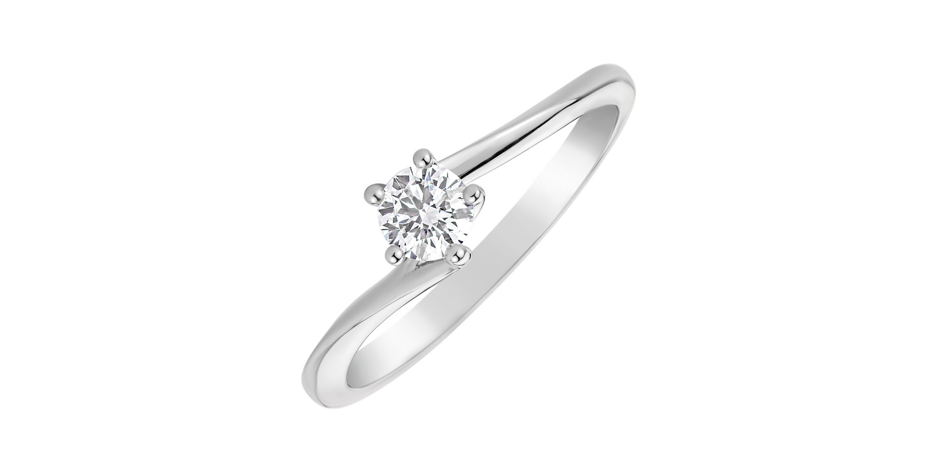 Prsteň s diamantom Vivid Love