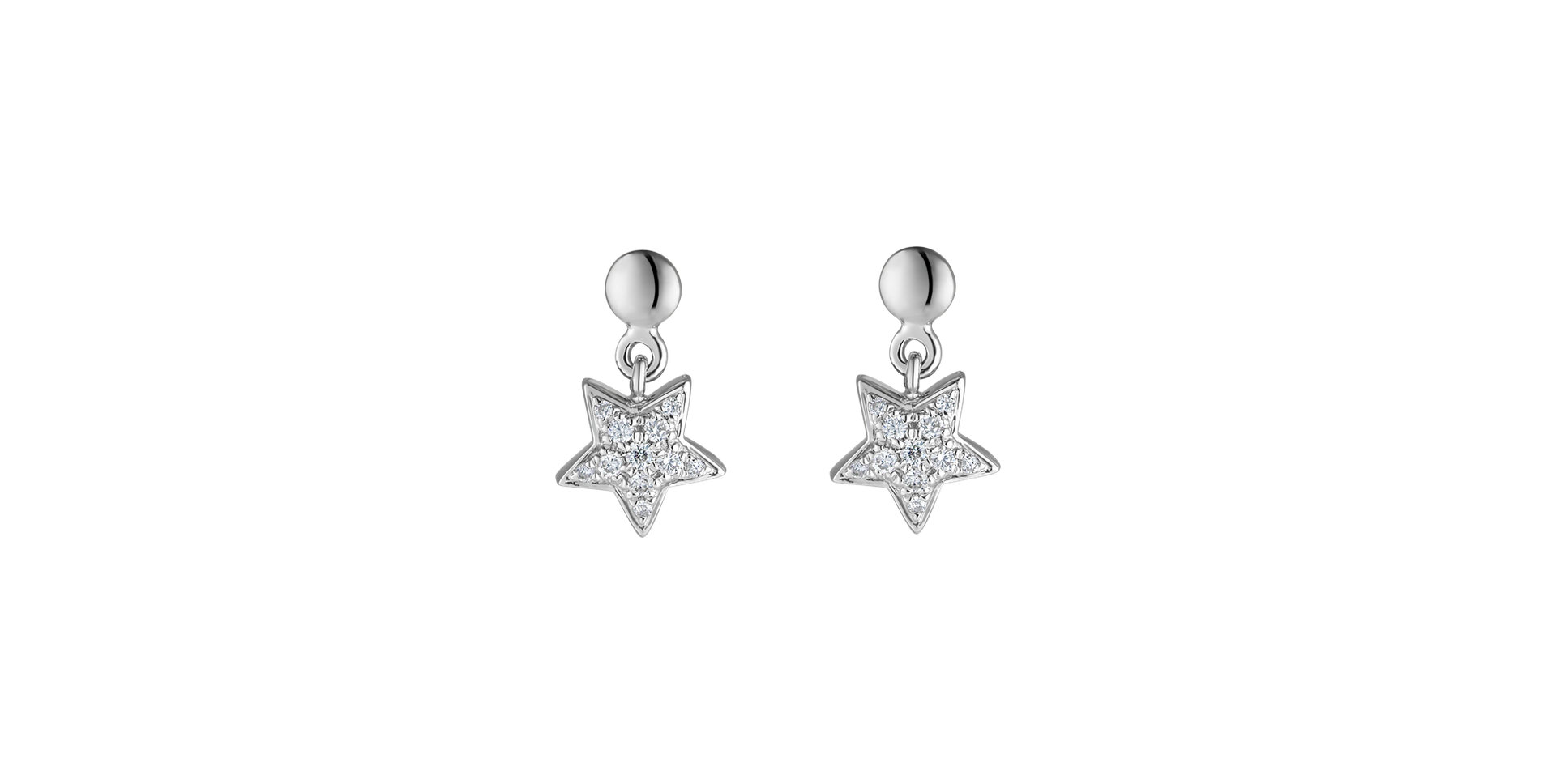 Náušnice s diamantmi Amazing Night