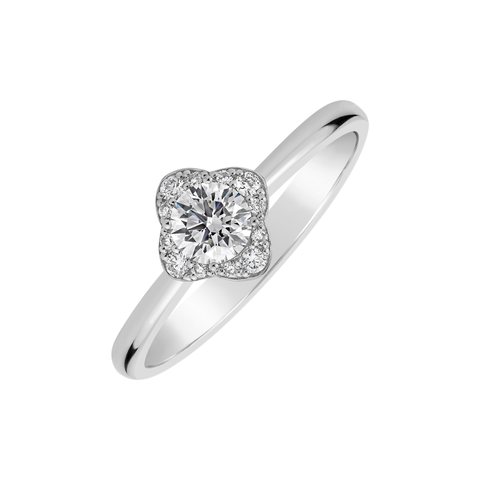 Prsteň s diamantmi Diamond Blossom