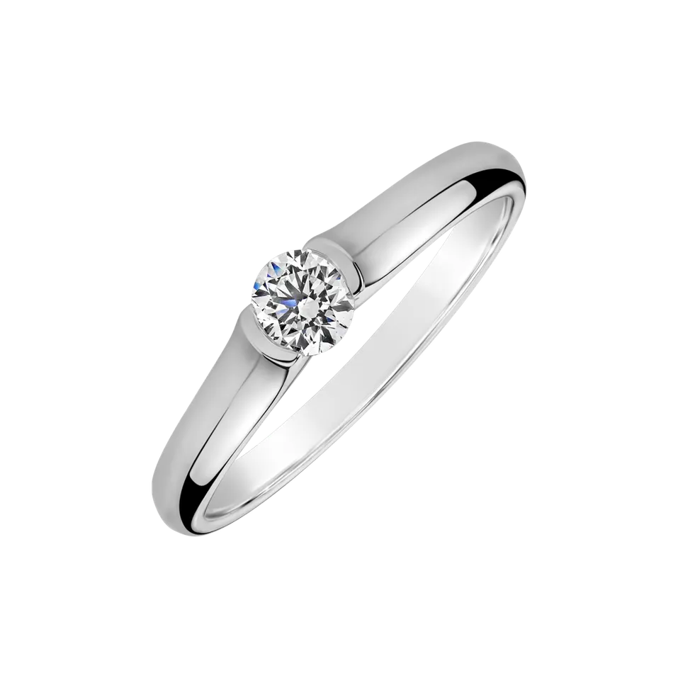 Prsteň s diamantom Brilliant Love