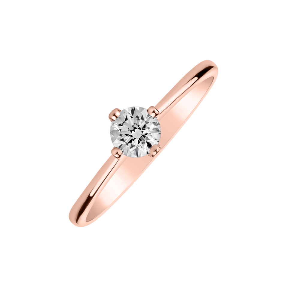 Prsteň s diamantom Love Goddess