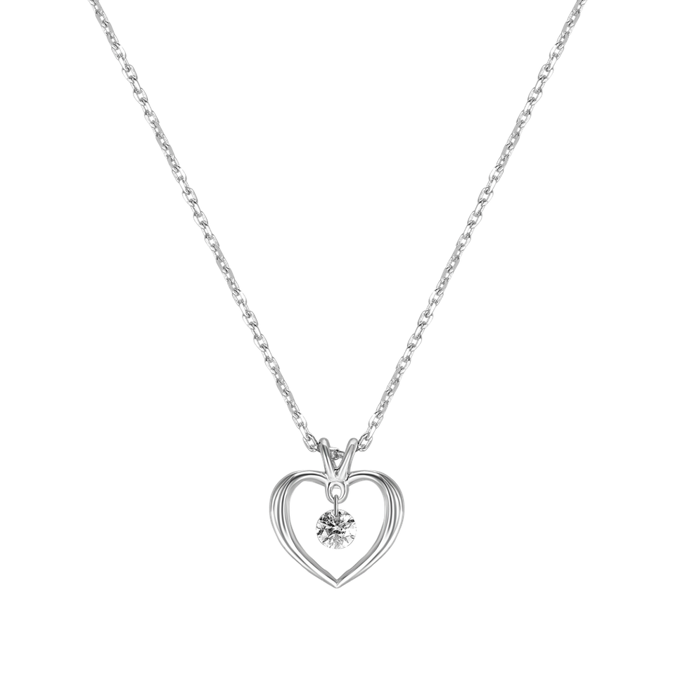 Náhrdelník s diamantom Venus Heart