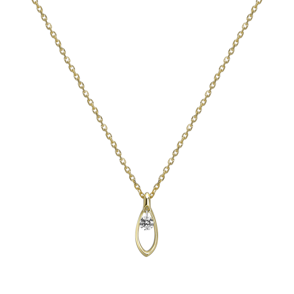 Náhrdelník s diamantom Muse Virtue
