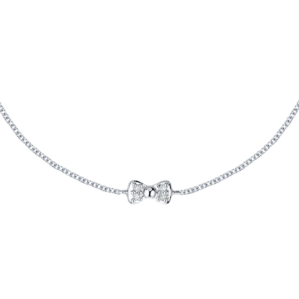 Náramok s diamantmi Shiny Bow