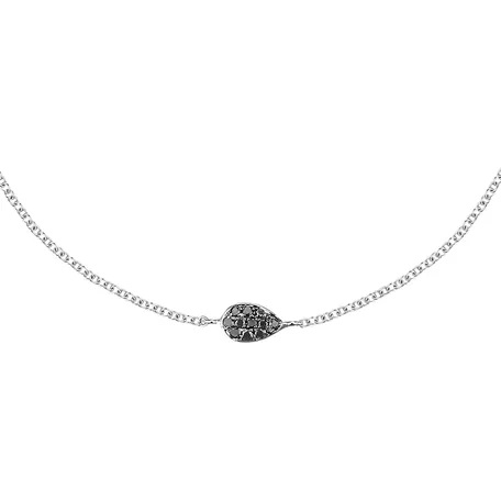 Náramok s čiernymi diamantmi Shiny Drop