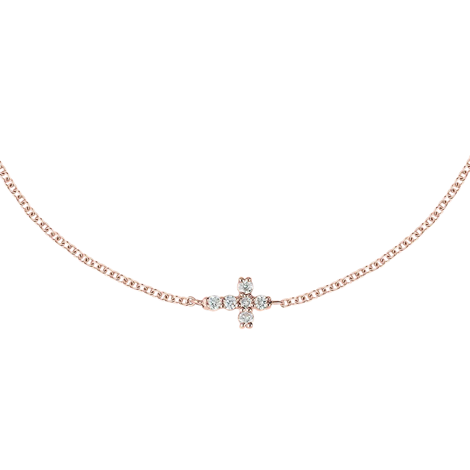 Náramok s diamantmi Shiny Cross