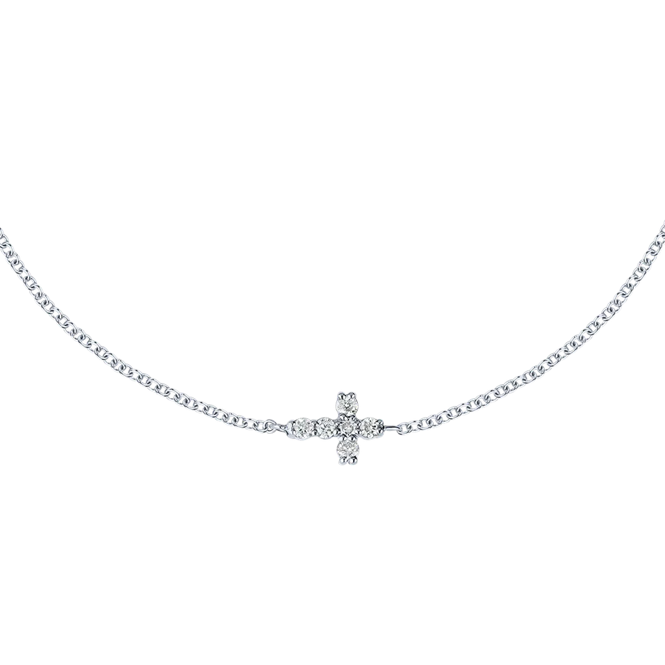 Náramok s diamantmi Shiny Cross