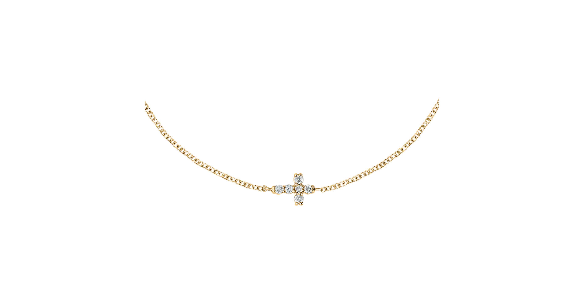 Náramok s diamantmi Shiny Cross