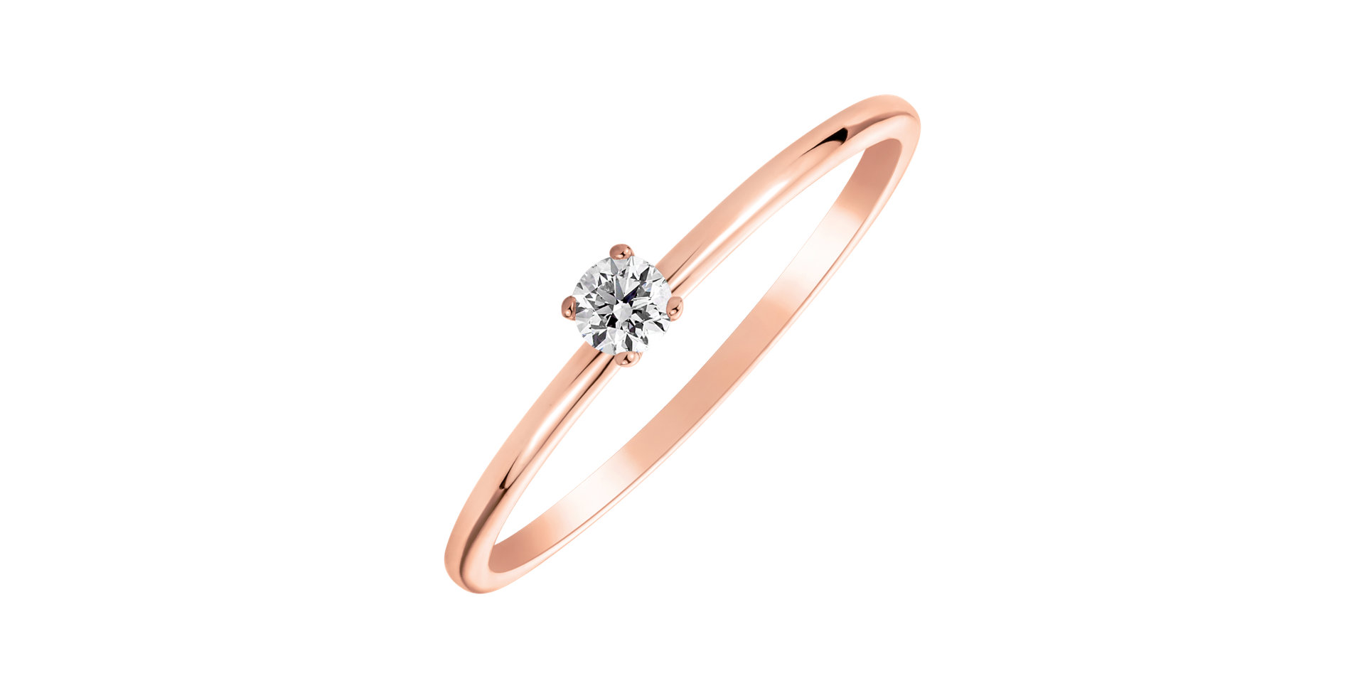 Prsteň s diamantom Love Promise