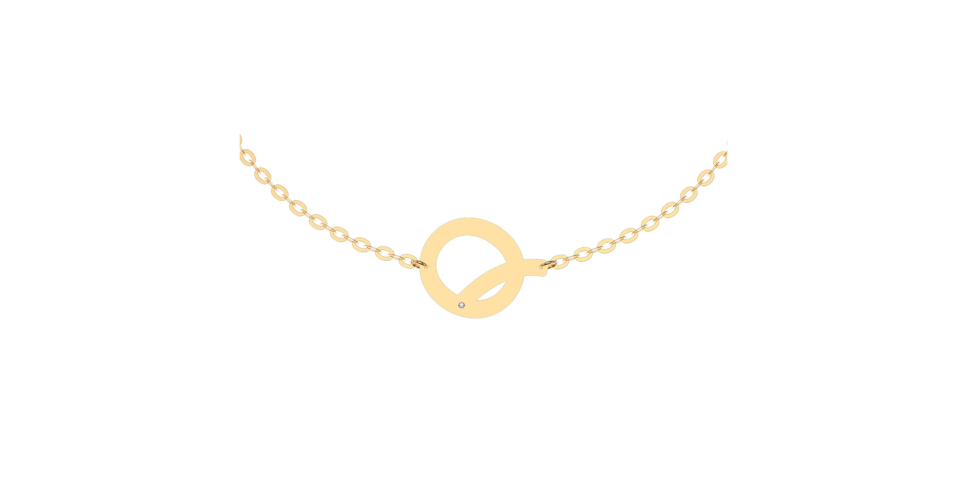 Náramok s diamantom Big Line Q