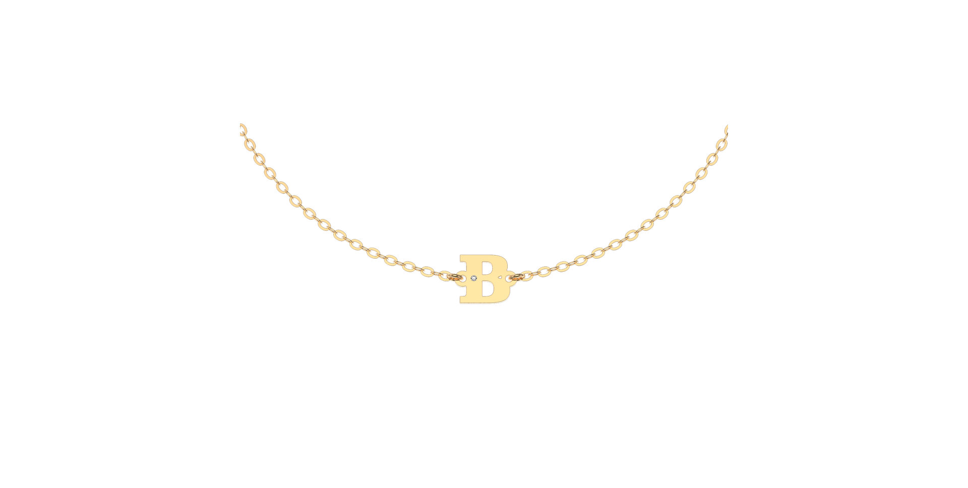 Náramok s diamantom Classic Big B