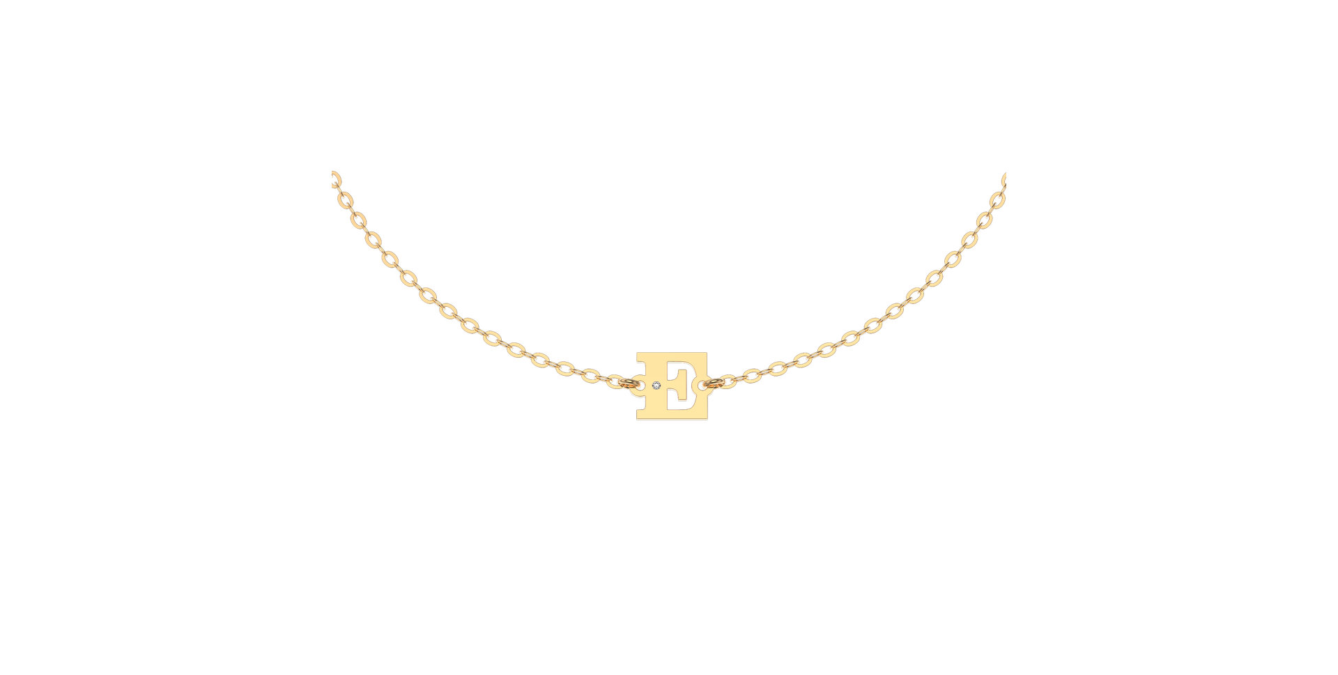 Náramok s diamantom Classic Big E