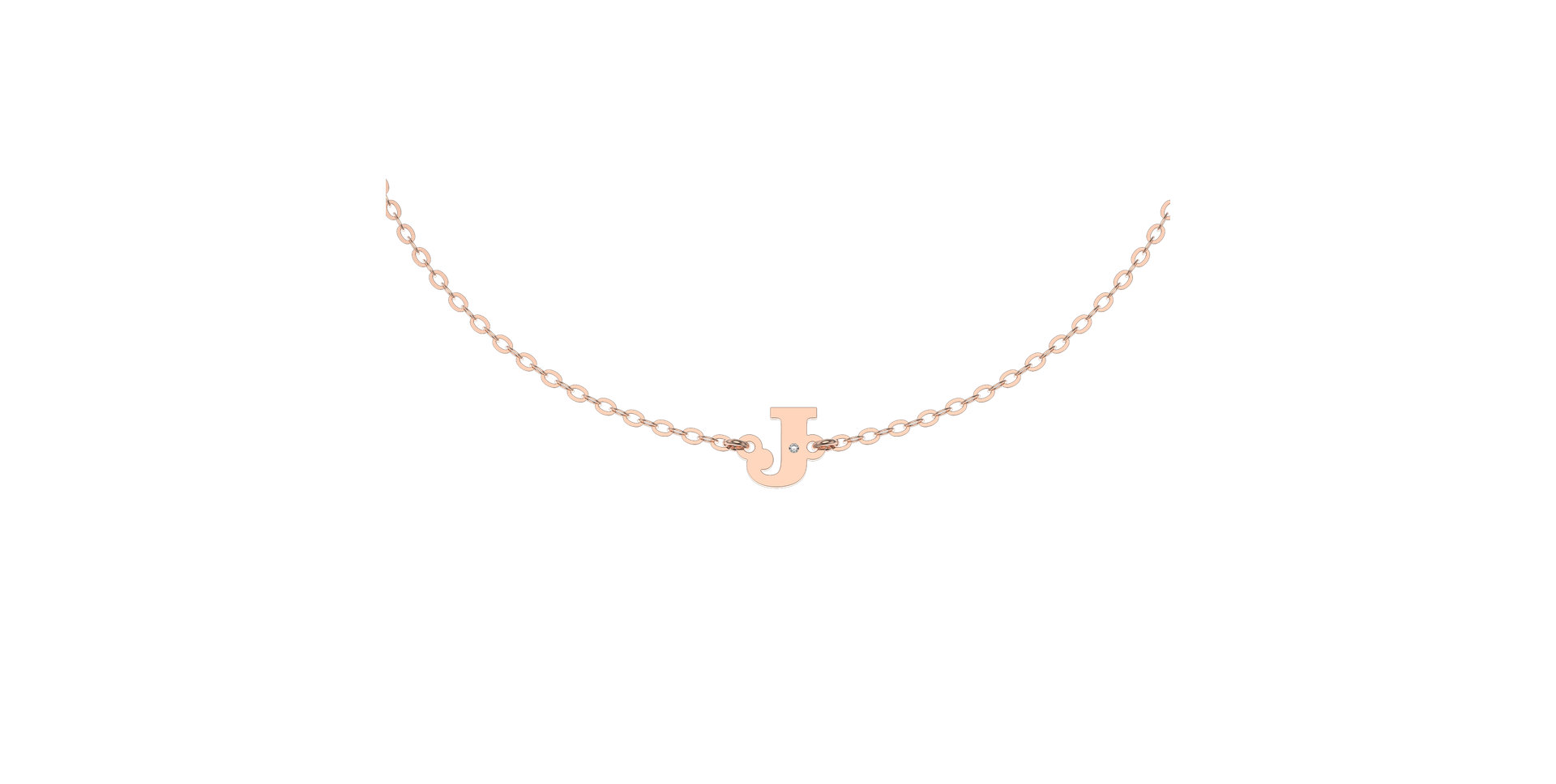 Náramok s diamantom Classic Big J