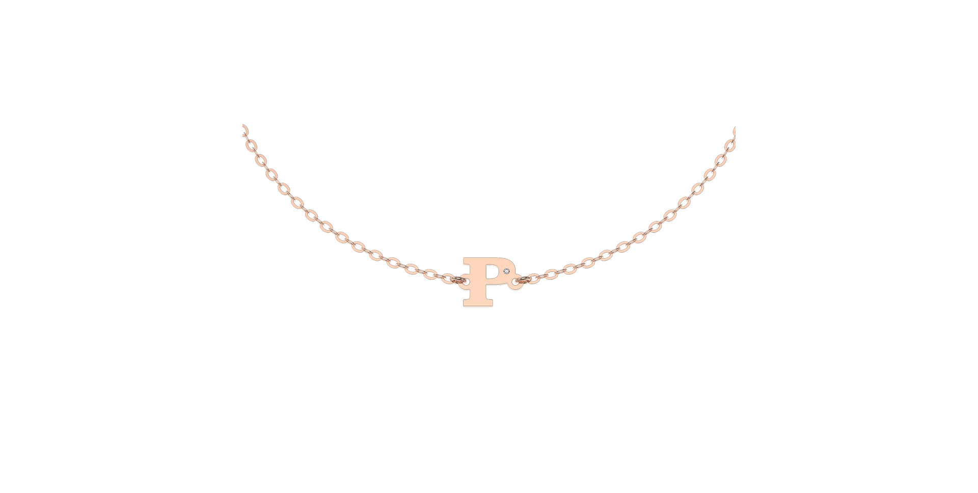 Náramok s diamantom Classic Big P