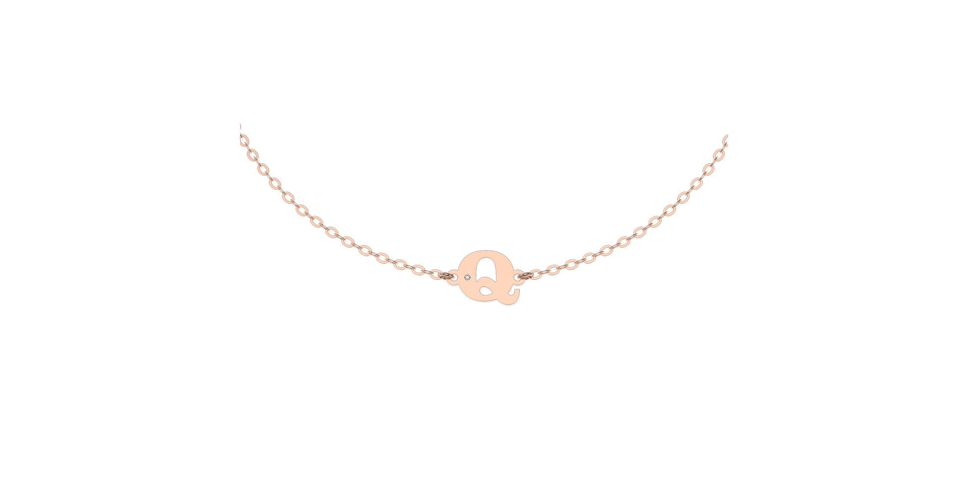 Náramok s diamantom Classic Big Q