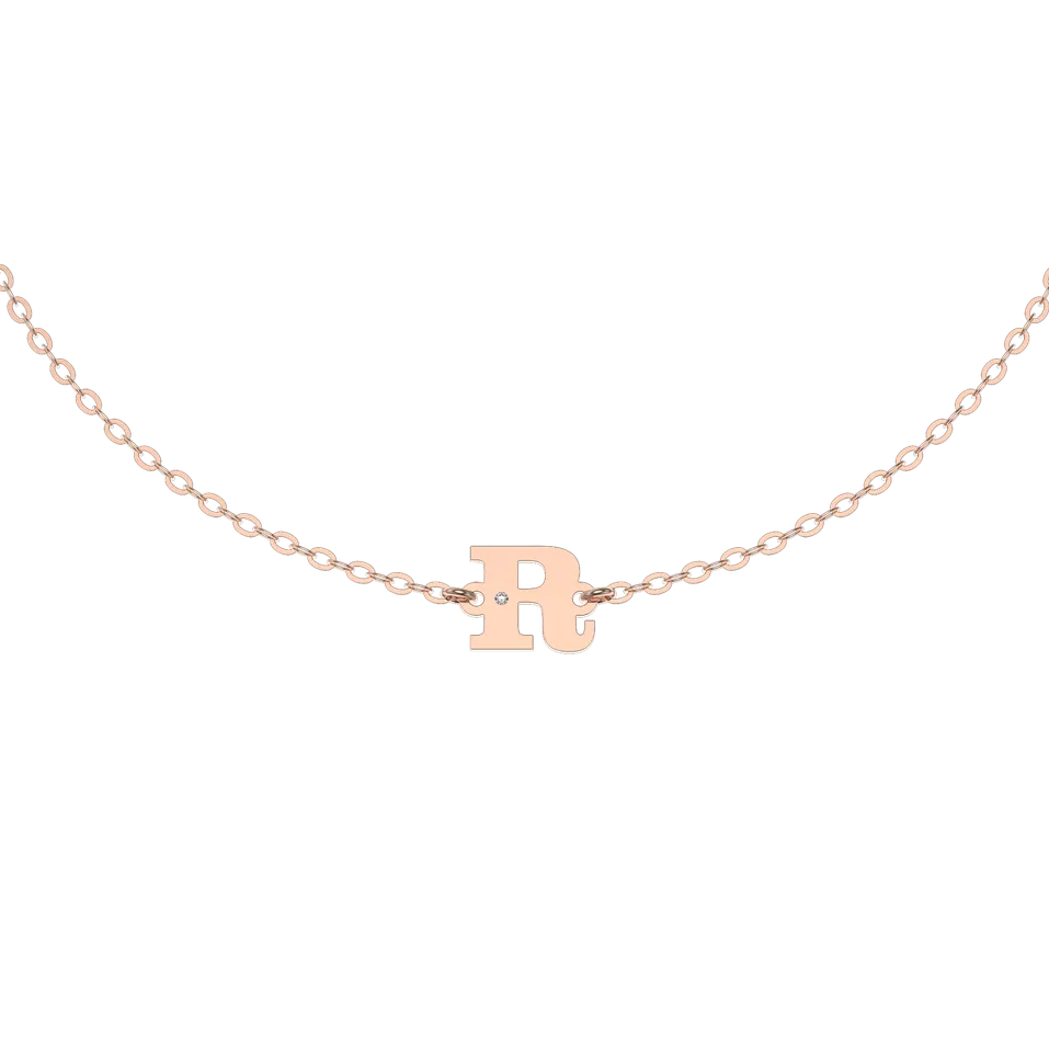 Náramok s diamantom Classic Big R