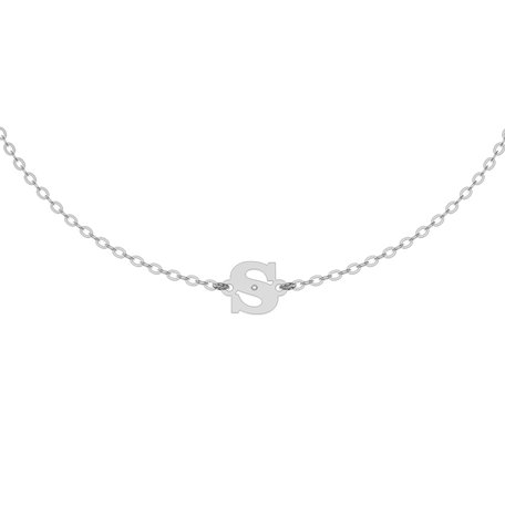 Náramok s diamantom Classic Big S