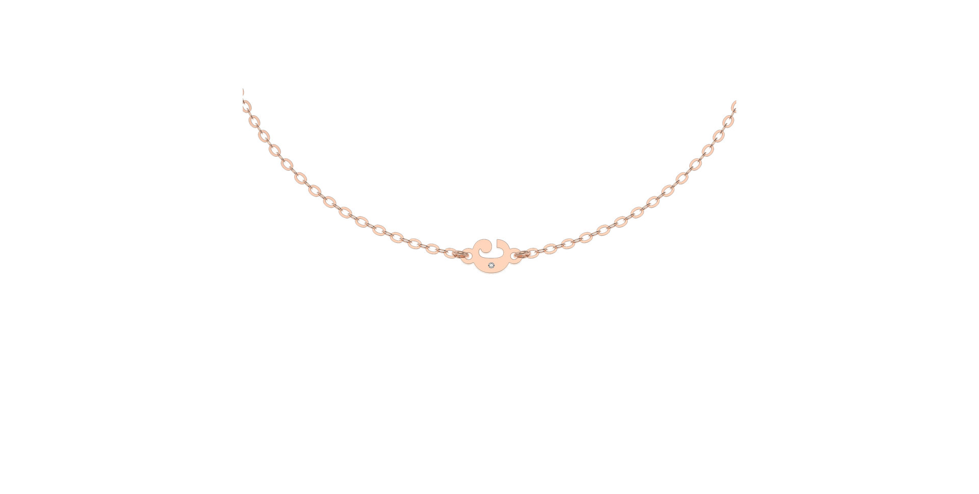 Náramok s diamantom Classic Little C