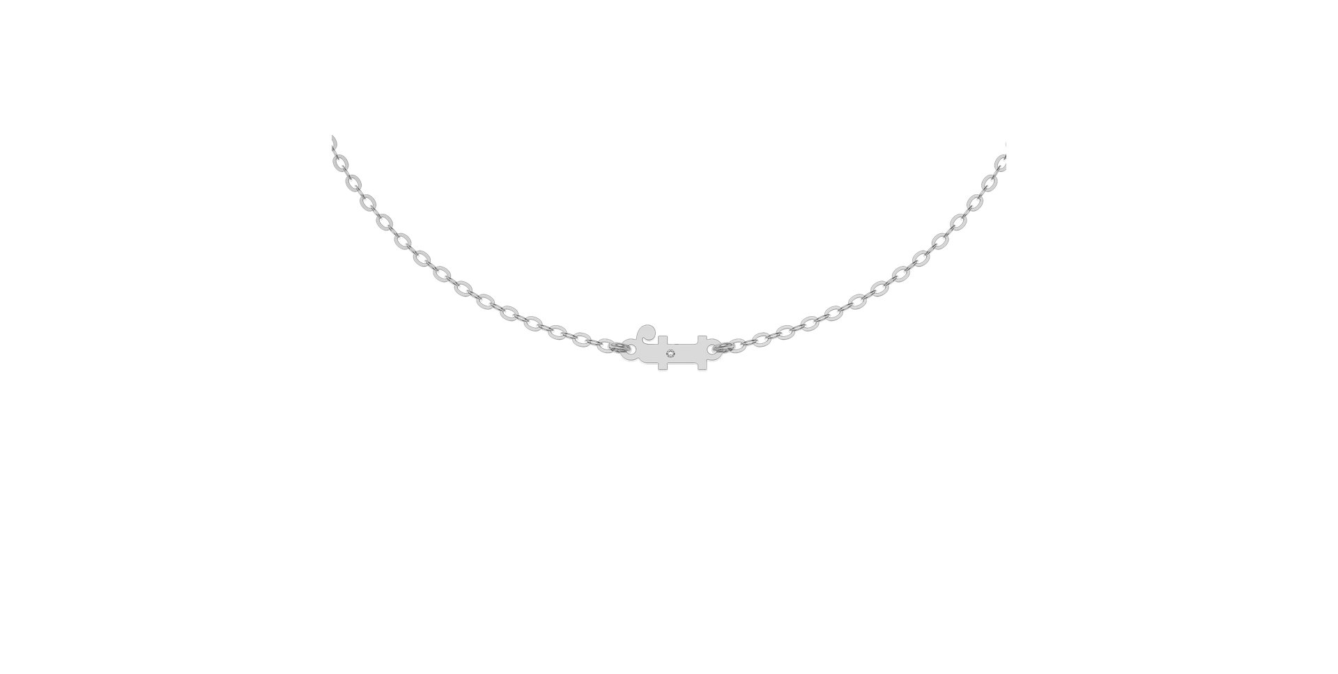 Náramok s diamantom Classic Little F