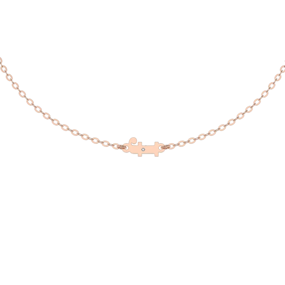 Náramok s diamantom Classic Little F