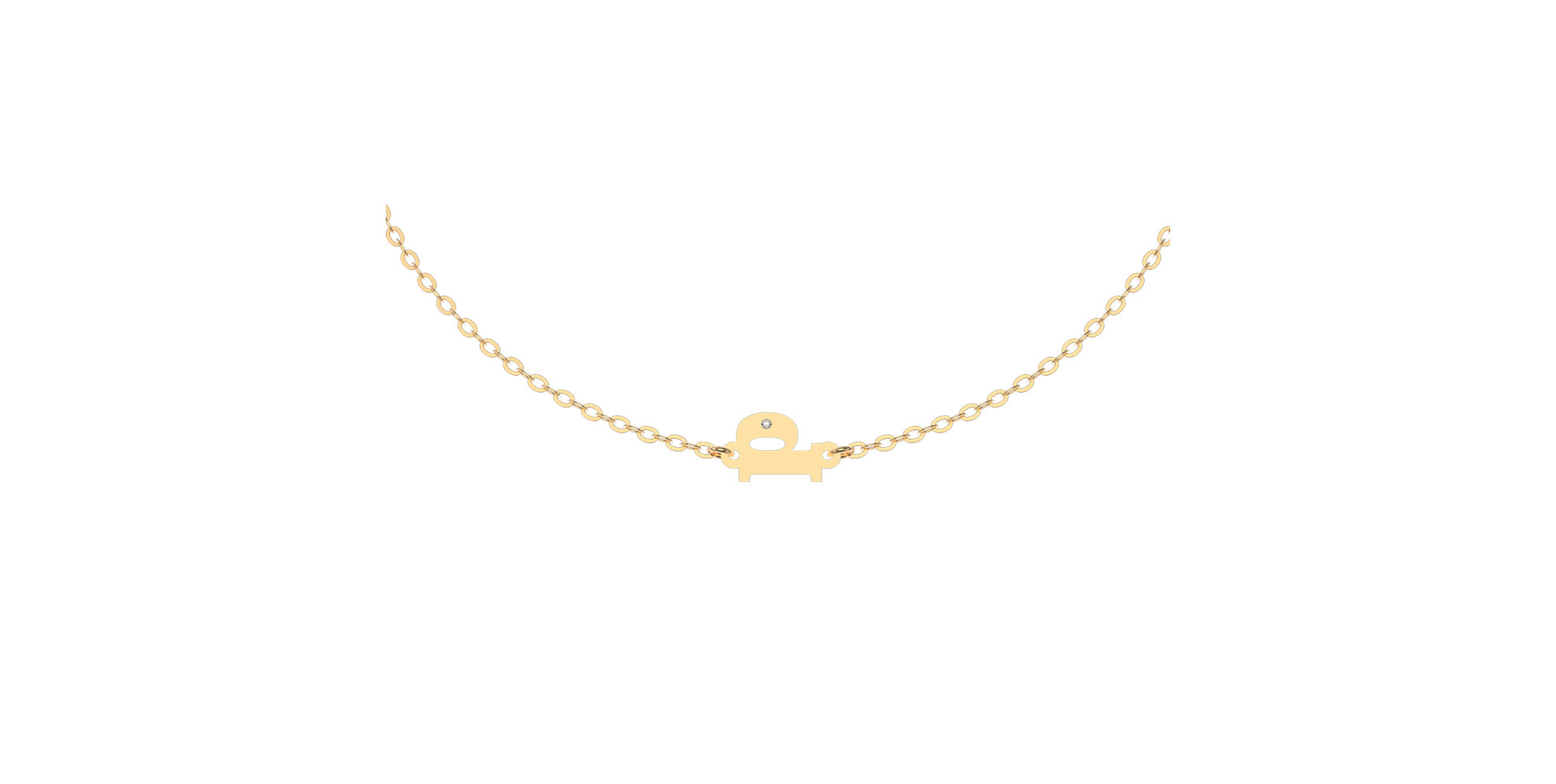 Náramok s diamantom Classic Little P