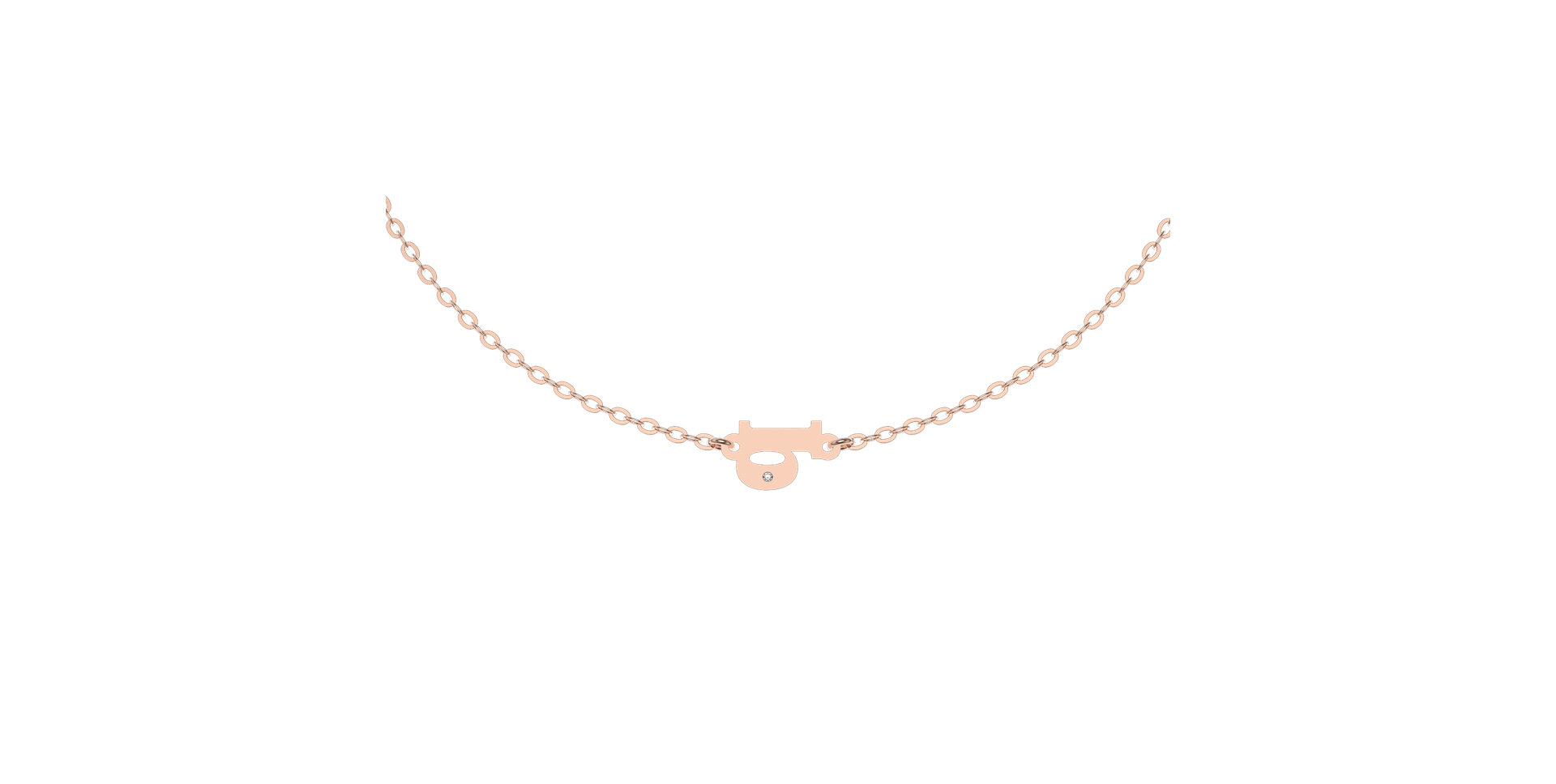 Náramok s diamantom Classic Little Q