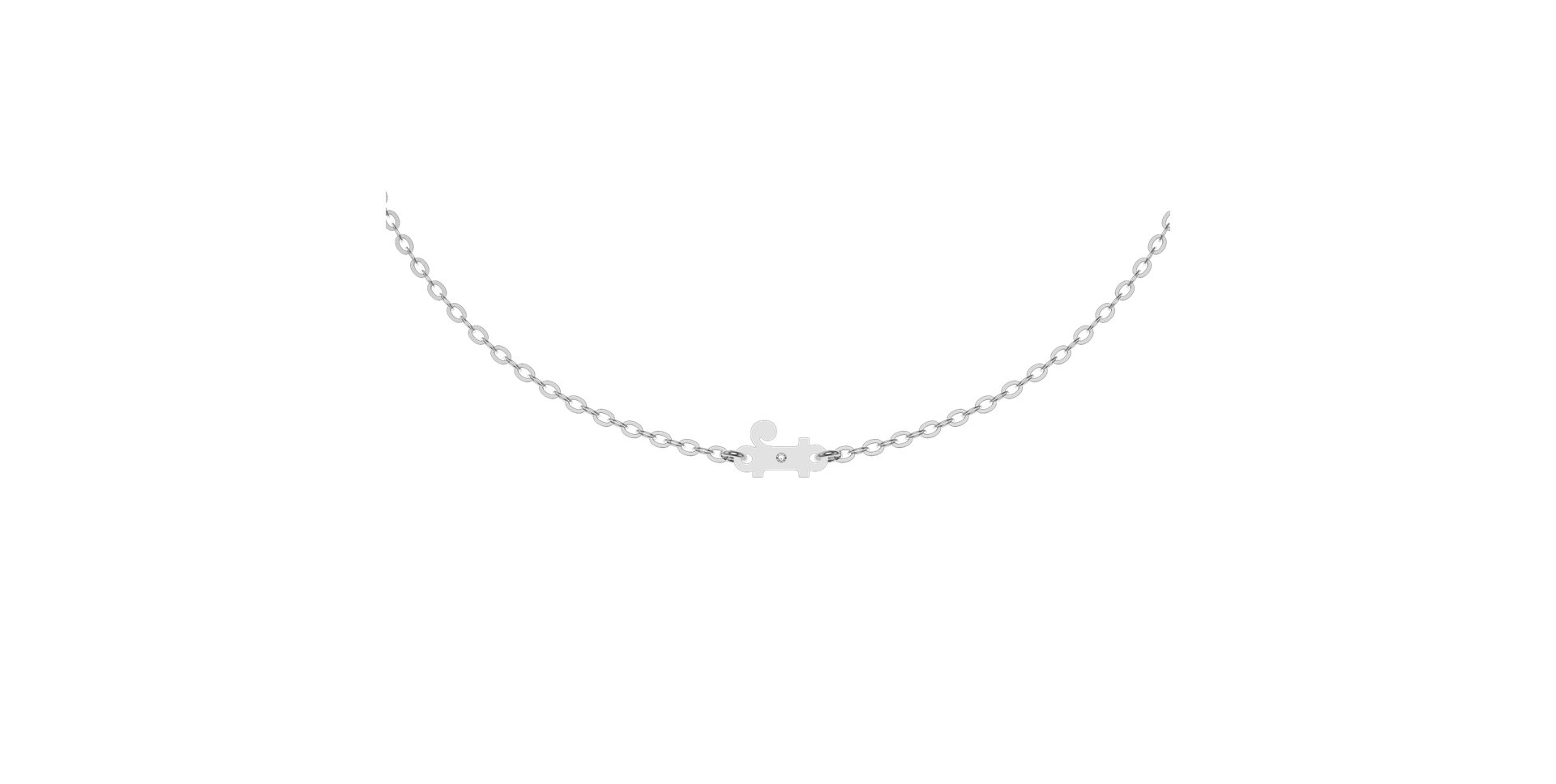 Náramok s diamantom Classic Little R
