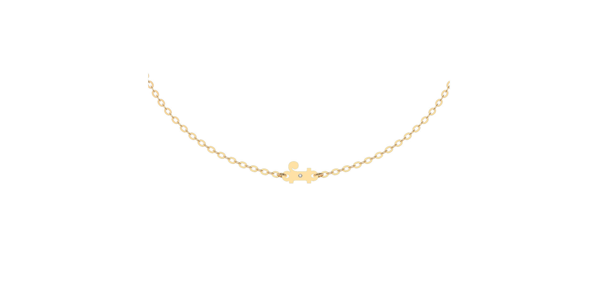 Náramok s diamantom Classic Little R