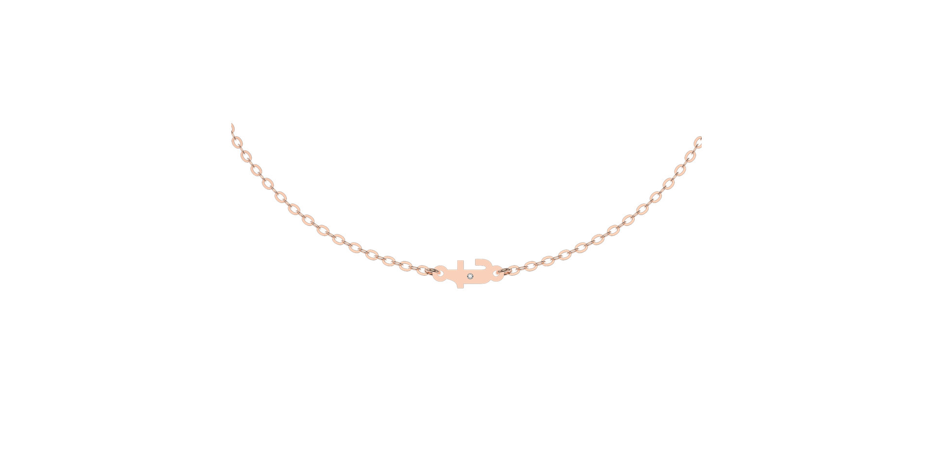 Náramok s diamantom Classic Little T