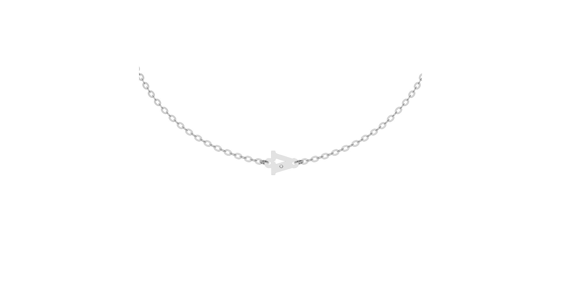 Náramok s diamantom Classic Little V