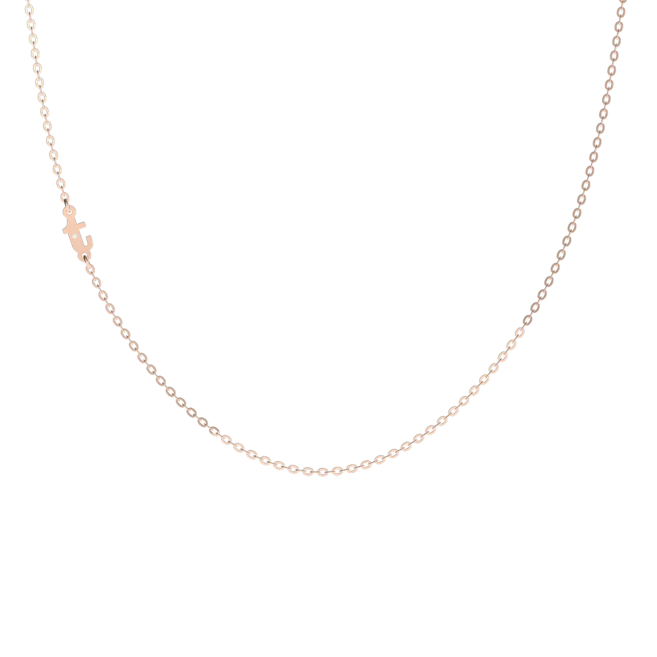 Náhrdelník s diamantom Big Classic T