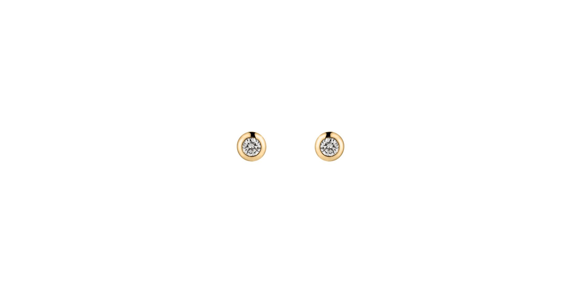 Náušnice s diamantom Sparkling Drops