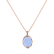 Prívesok s chalcedonom a diamantmi Mystique2