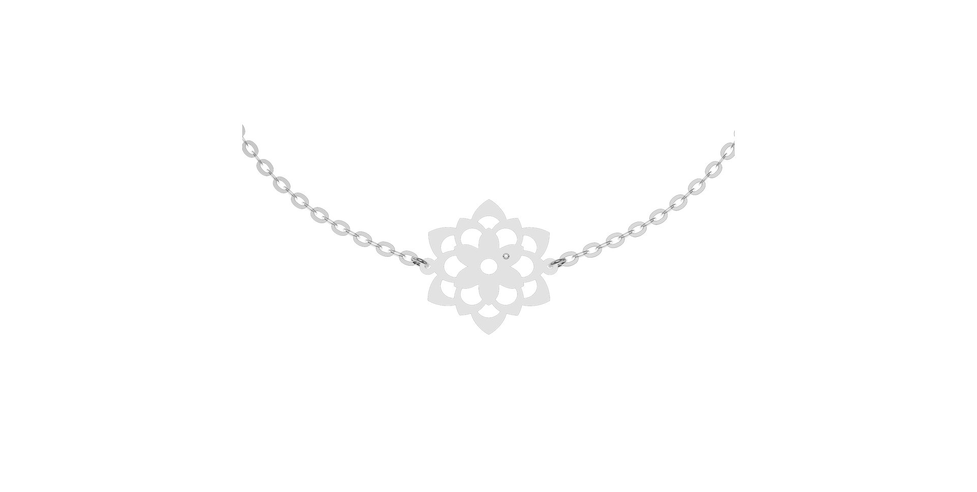 Náramok s diamantom Blossom
