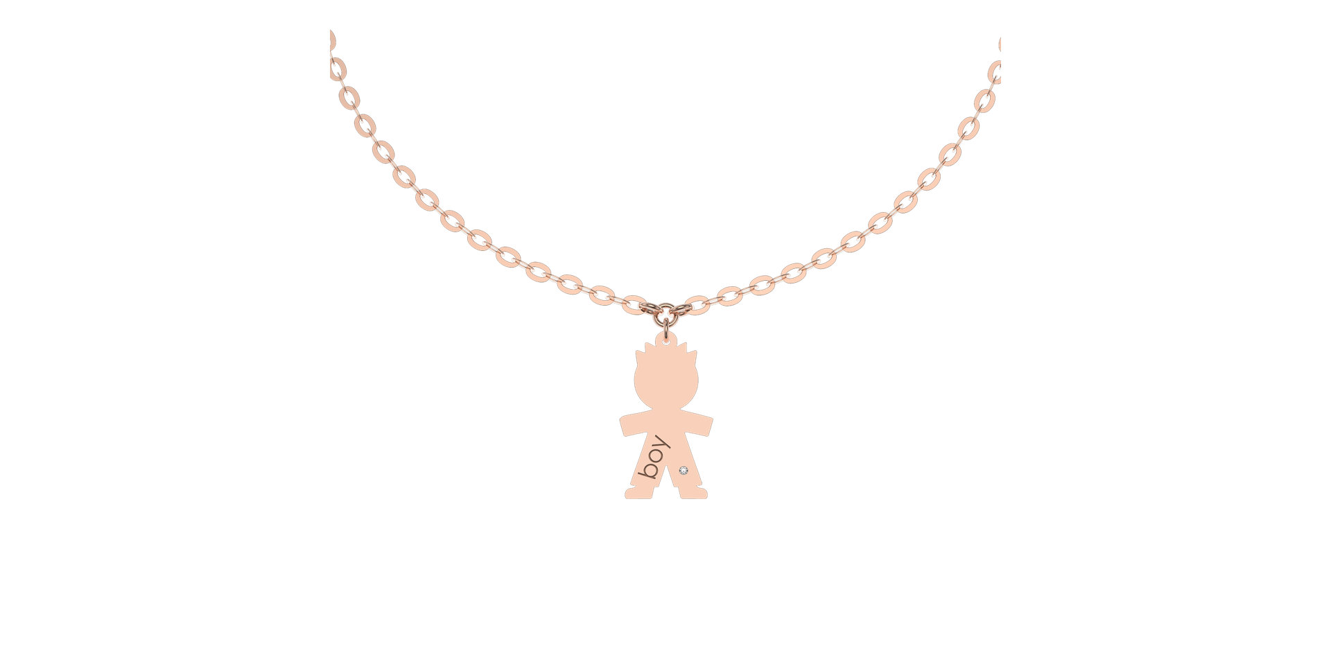 Náramok s diamantom Boy