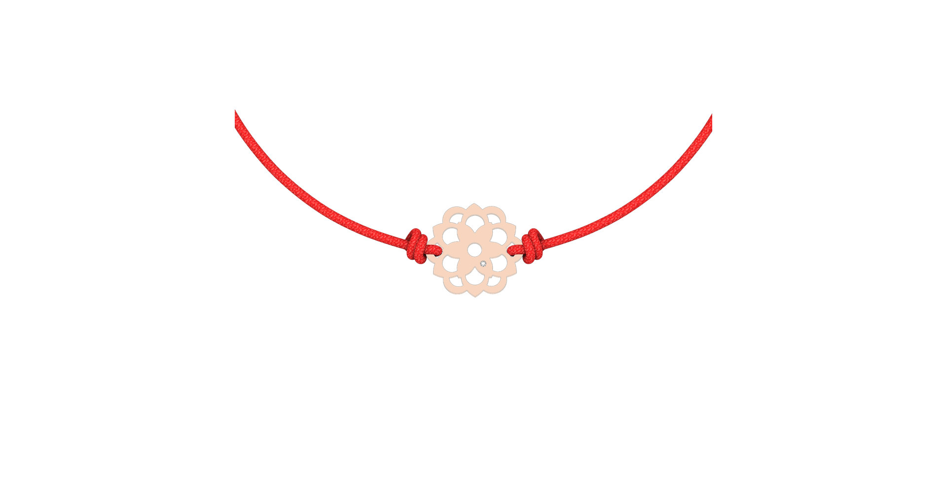 Diamantový náramok so šnúrkou Blossom