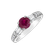 Prsteň s rubínom a diamantmi Ruby Sparkle2