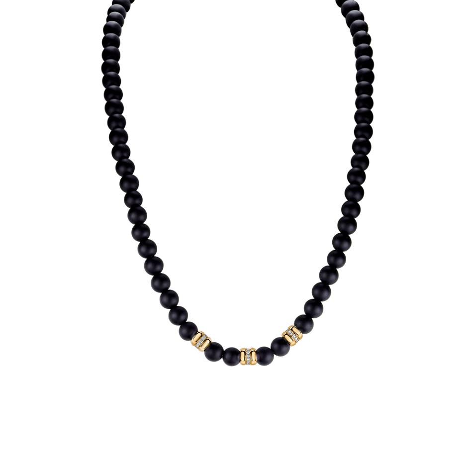 Náhrdelník s achátmi a diamantmi Isolda