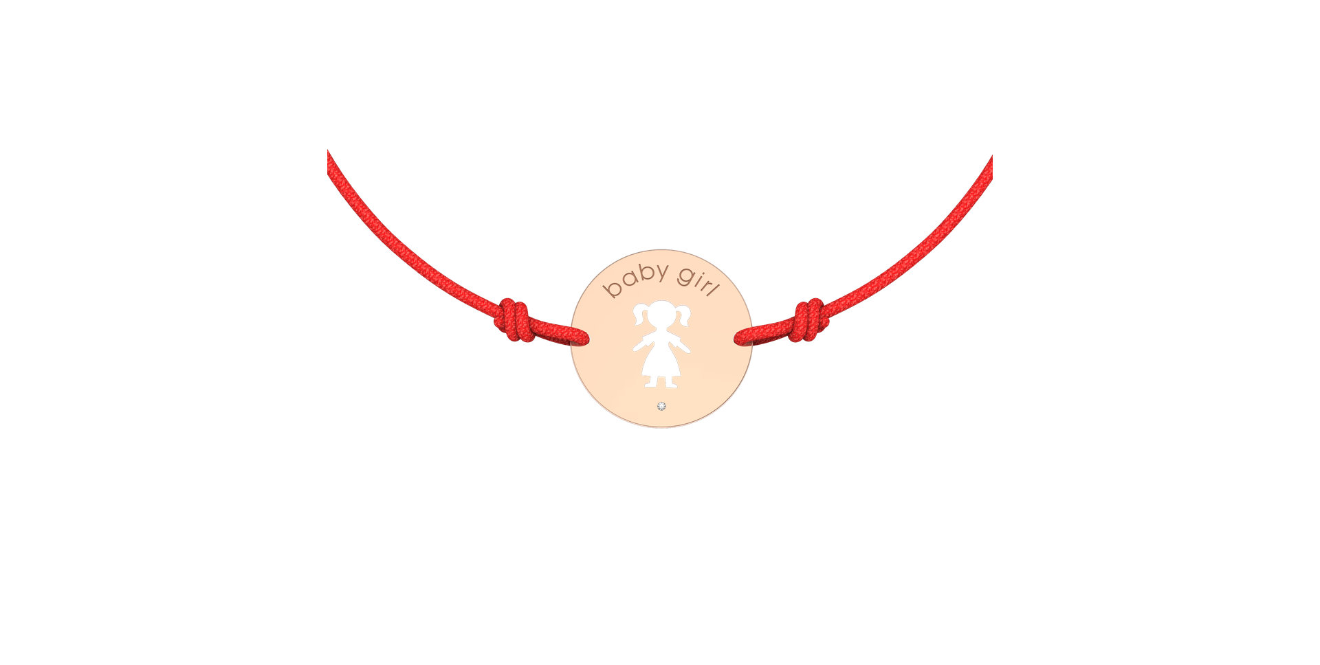 Náramok s diamantom Baby Girl