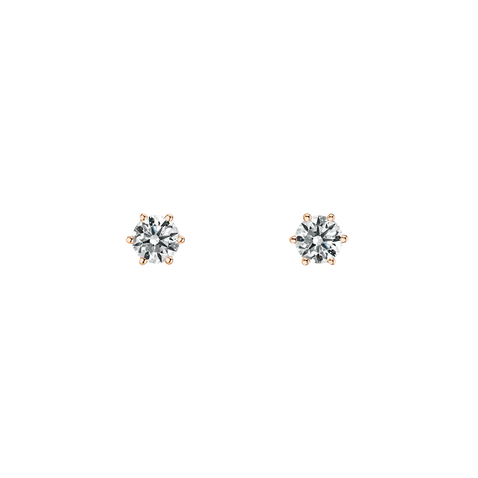 Náušnice s diamantom Essential Sparks