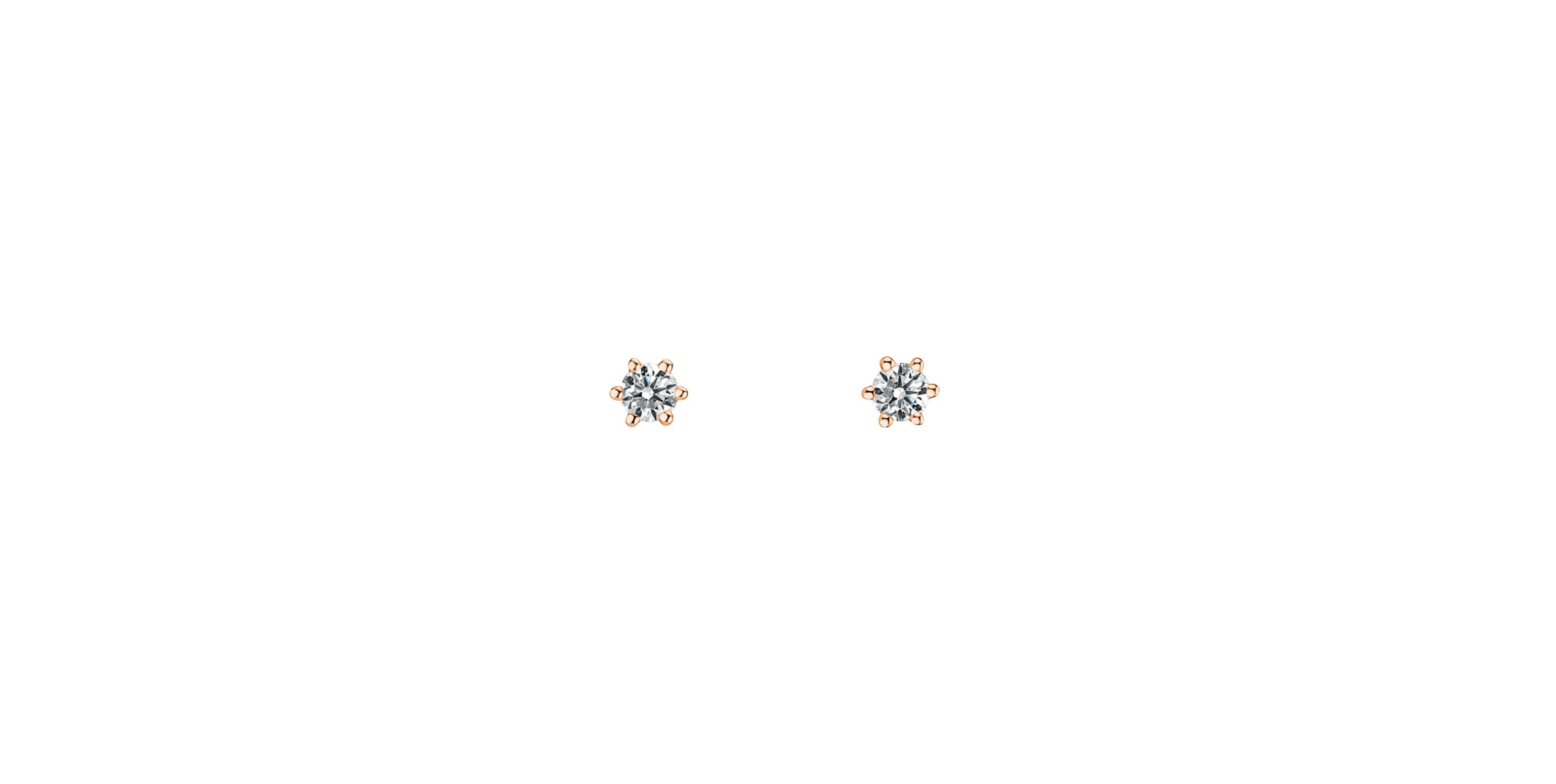 Náušnice s diamantom Essential Sparks