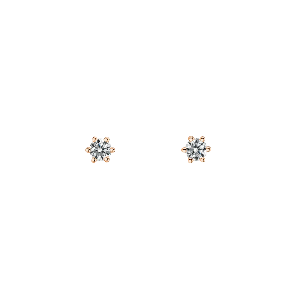 Náušnice s diamantom Essential Sparks